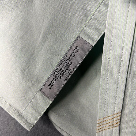 Oakley Iconic Button Up Tech Over Shirt Mint Green Size Large - Picture 8 of 10